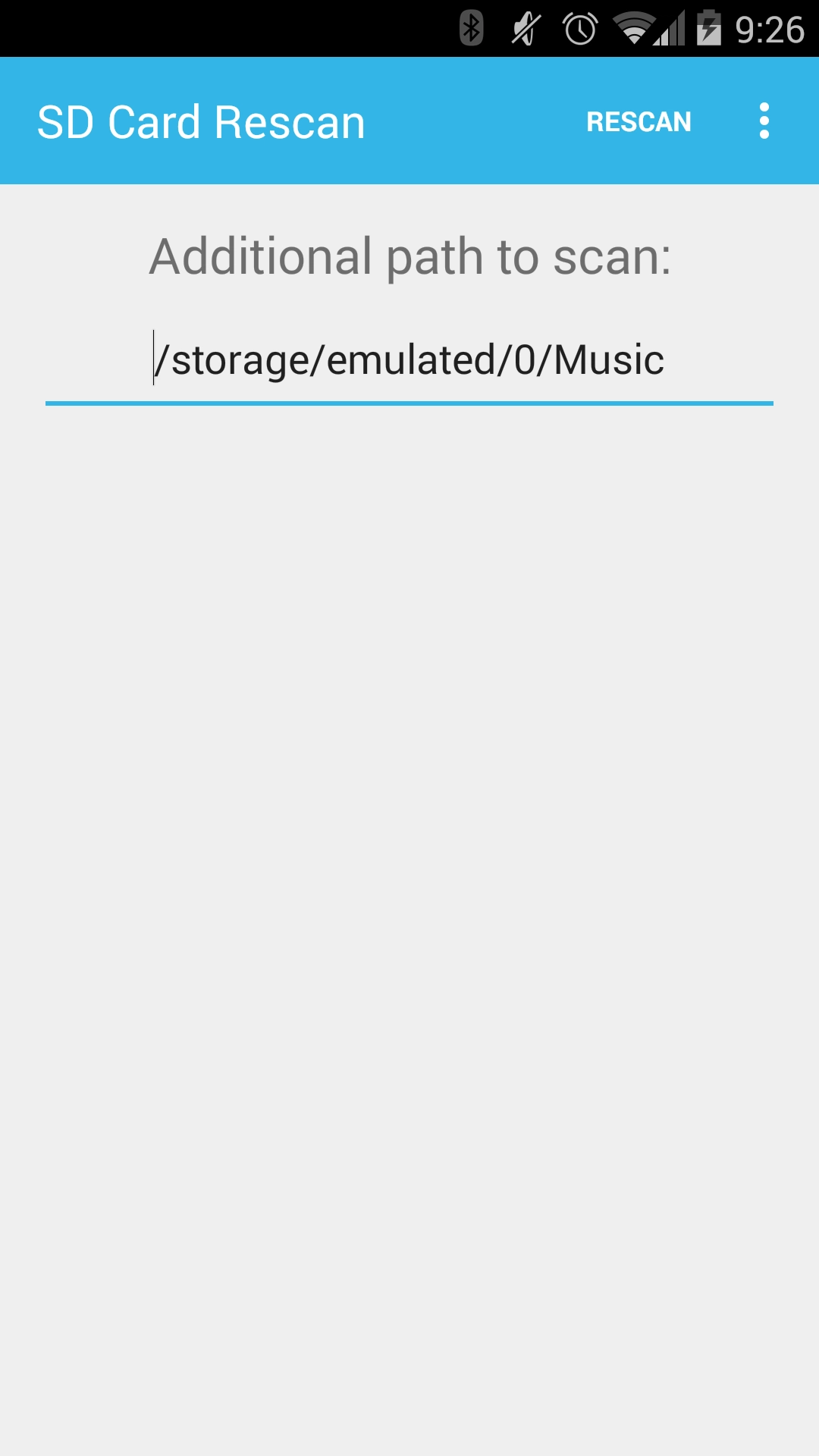 SDCard Rescan SDCard Rescan